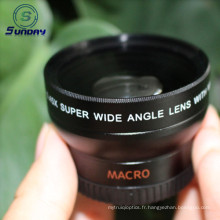 Lentille de la caméra macro grand angle 37mm UV46 0.45x
